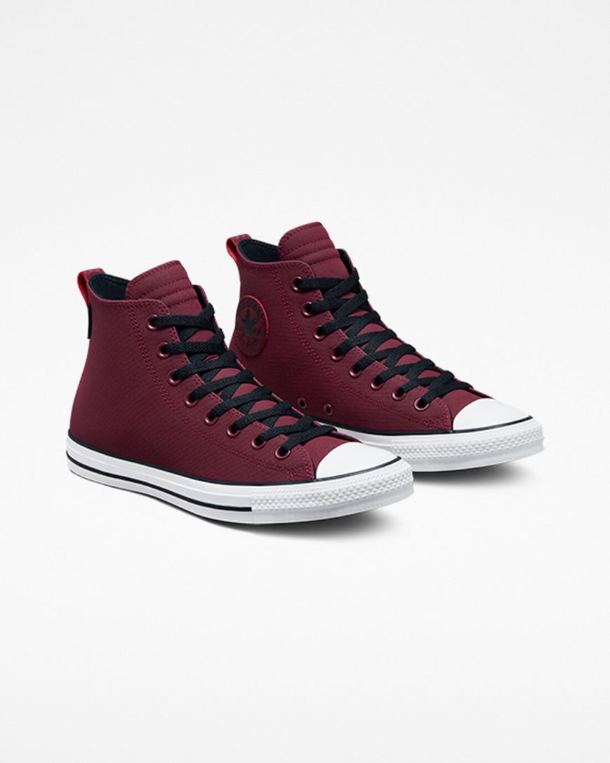 Men's Converse Chuck Taylor All Star TecTuff High Top Shoes Dark Red / White / Black | AU 83E01N